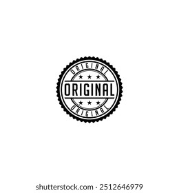 Genuine Rubber Stamp. Original Stamp Seal vector, suitable for your design needs, logo, illustration, animation, etc.
