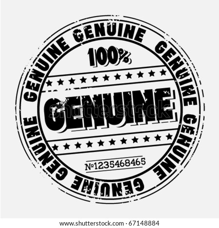 Genuine Rubberstamp