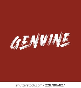 Tipografía original Mano dibujar Palabras con letras de pincel en texto blanco y frase aisladas en el fondo rojo oscuro