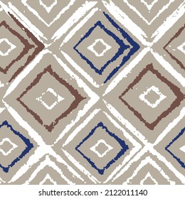 Geo Abstract seamless pattern Print