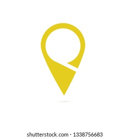 Geo location icon suitable for info graphics, websites and print media. Colorful vector, flat icon, clip art.