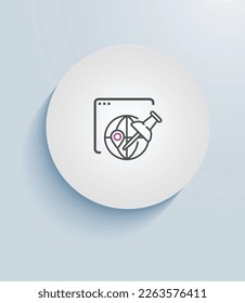 Geo Location icon vector design