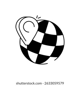 Geo Location Icon vector stock illustration