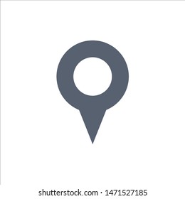 Geo location, Location, Map, Pin  Flat Color Icon. Vector icon banner Template
