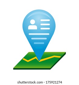 Geo location navigator with user information.