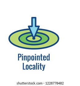 Geo Location Targeting with GPS Positioning and Geolocation Icon