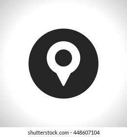 geo marker pin vector icon