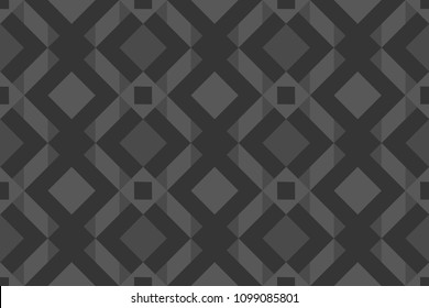Geo seamless pattern, ethnic ornament, seamless fabric print, colorrful geometric bacckground, dark grey monochrome background