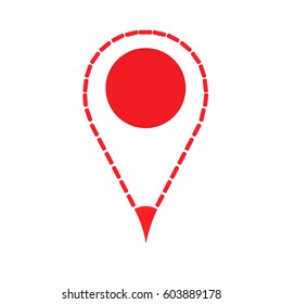 Geo tag point icon