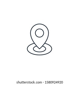 Geo Targeting creative icon. From Social Media Marketing icons collection. Isolated Geo Targeting sign on white background