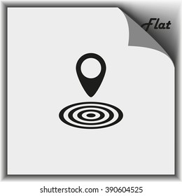 Geo targeting icon. 