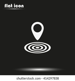 Geo targeting icon.
