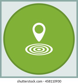 Geo targeting icon.