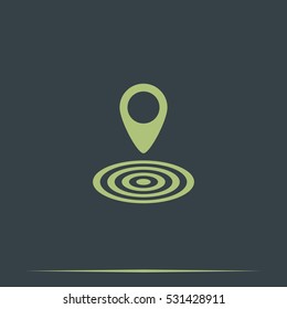 Geo targeting icon.