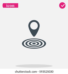 Geo Targeting Icon.