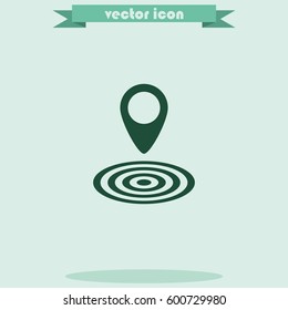 Geo targeting icon.