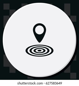 Geo targeting icon.