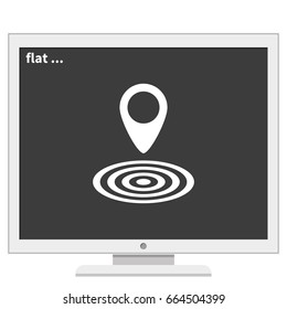 Geo targeting icon.