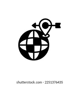 GEO Targeting icon in vector. Logotype