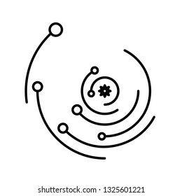The geocentrism icon