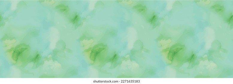 Geode Elegant Glitter. Green Oriental Watercolor. Blue Marble Background. Gold Ink Paint. Luxury Vector Ink Canvas. Marble Foil Water Color. Metal Alcohol Ink Background. Vector Seamless Painting.