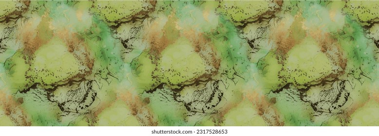 Geode Elegant Glitter. Marble Green Alcohol Ink. Foil Ink Paint. Gold Oriental Background. Blue Marble Watercolor. Luxury Water Color Canvas. Copper Vector Ink Watercolor. Luxury Abstract Template.