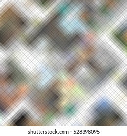 Geodesic design. Abstract gradient art geometric background with soft color tone, cell grid. Ideal for artistic concept works, cover designs. 