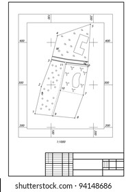 Geodesic Drawing Made In AutoCAD, Vector