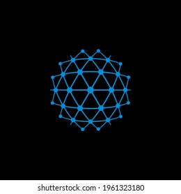 geodesic image for logo or icon