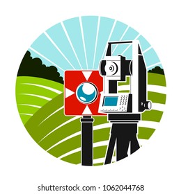 Geodetic devices and the green fields of the symbol for business