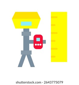 Icono geodésico Ilustración vectorial plana