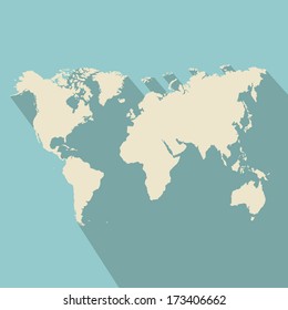geographic design over blue background vector illustration