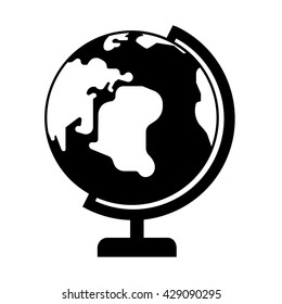 Geographic globe icon