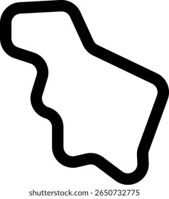 ícone geográfico, ícones de natureza linear minimalista com montanhas, ondas, rotas e ferramentas geográficas para orientação contínua de viagens, Negócios, Comunicação Global. Para design de página móvel e da Web