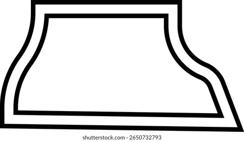 ícone geográfico, ícones de natureza linear minimalista com montanhas, ondas, rotas e ferramentas geográficas para orientação contínua de viagens, Negócios, Comunicação Global. Para design de página móvel e da Web