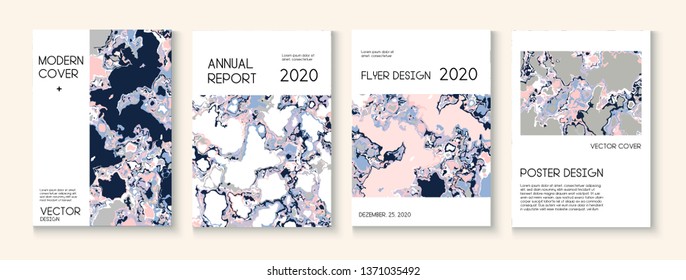 Geographic Map Fluid Paint Vector Cover. Scientific Journal, Futuristic Folder Template. Funky Earth Day Ecology Poster. Pink Rose Japanese Cosmetics Design. Geographic Map Fluid Oil Cover