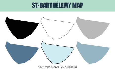 Geographic representation of Saint Barth