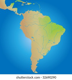 Map Amazon River Hd Stock Images Shutterstock