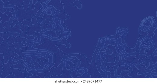 Geographical map, sea bottom, sea contour map, abstract frame, vector design