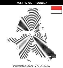 Geographical representation of cities with country flags with
