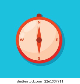 geography compass isolated vector illustration