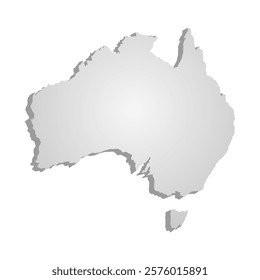 geography continent australia country outline