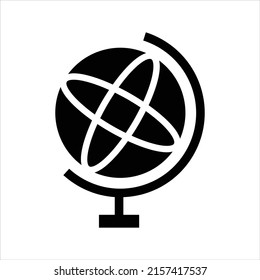 Geography Globe Vector Icon Symbol Design Stock Vector (Royalty Free ...