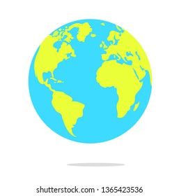 geography globe world vector illustration