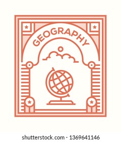 GEOGRAPHY ICON CONCEPT