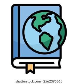 Geography Icon Element For Design