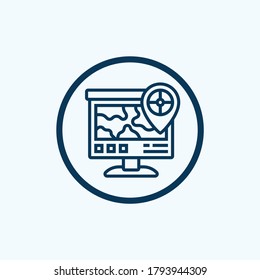 geography icon isolated on white background from mother earth day collection. geography icon trendy and modern geography symbol for logo, web, app