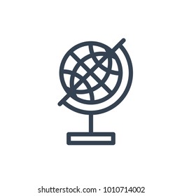 geography icon outline