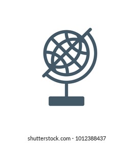 geography icon. outline style
