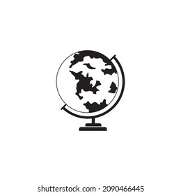 geography icon symbol sign vector